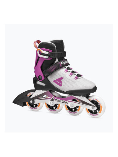Дамски ролери Rollerblade Macroblade 84 W light grey/violet/orange