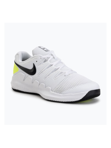 Детски тенис обувки Nike Court Vapor X Jr white/volt/black