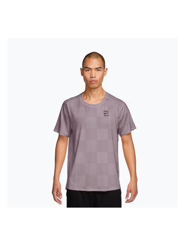 Мъжка тениска/фланелка за тенис Nike Court Dri-Fit Advantage Print light violet ore/black