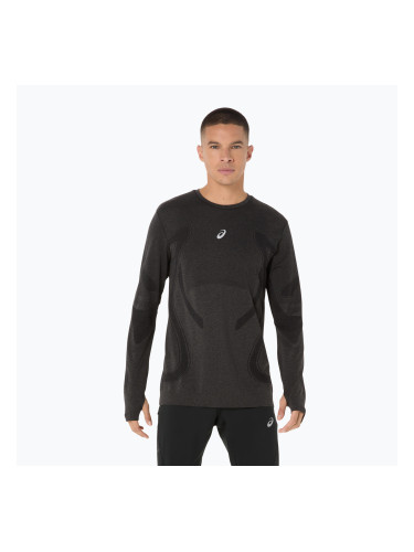 Мъжки ASICS Road Seamless LS performance black за бягане с дълъг ръкав