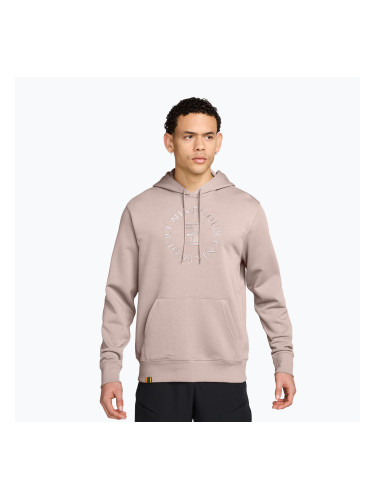 Мъжки суитшърт за тенис Nike Court Dri-Fit Heritage French Terry Hoodie silt red