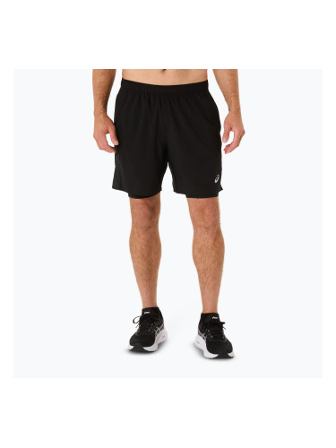 Мъжки шорти за бягане ASICS Core 2N1 7IN performance black/performance black