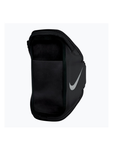 Лента за телефон Nike Pocket Arm Band Plus black/black/silver