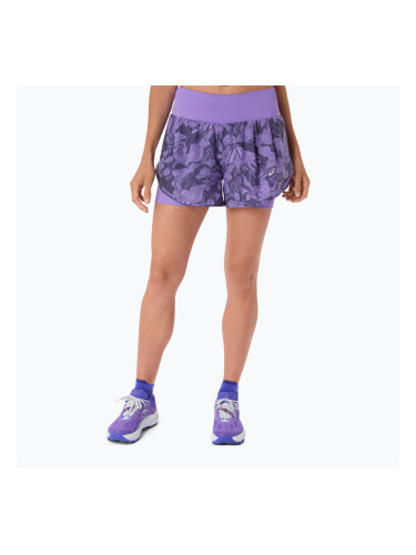 Дамски шорти за бягане ASICS Road All Over Print amethyst