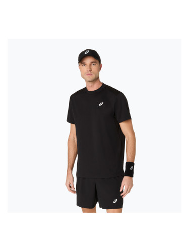 Мъжка тениска за тенис ASICS Court Top performance black