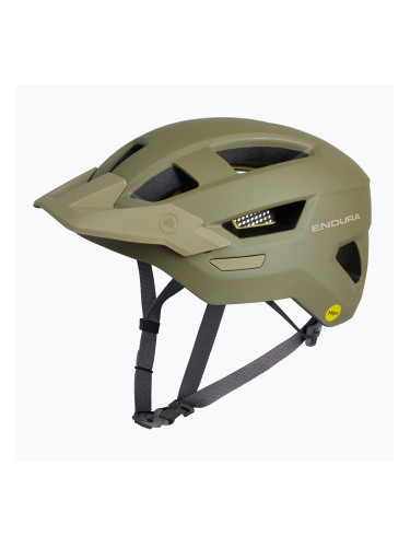 Каска за велосипед Endura Hummvee MIPS туид зелена