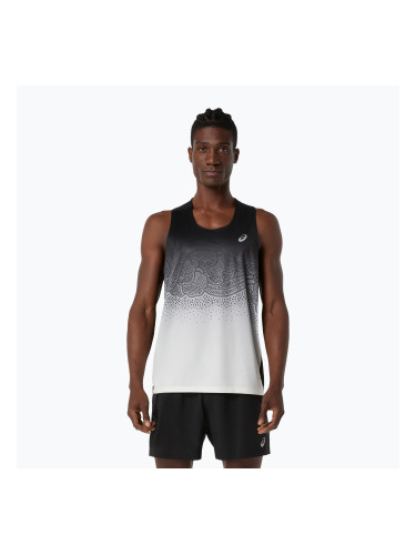 Мъжка тениска за бягане ASICS Road Fade Singlet performance black/cream