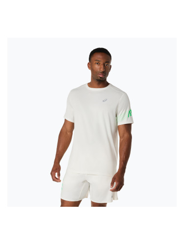 Мъжка тениска за бягане ASICS Icon SS cream/vital green