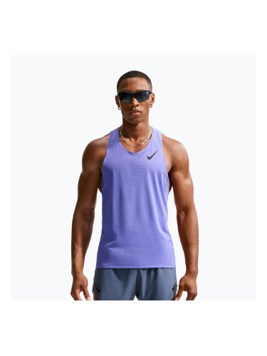 Мъжка тениска за бягане Nike AeroSwift Dri-Fit ADV sapphire/black