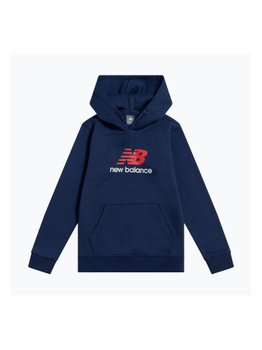 Детски суитшърт New Balance BB Stacked Logo Hoodie nb navy