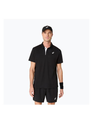 Мъжка поло тениска ASICS Court Polo performance black