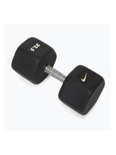 Гумиран дъмбел Nike Strength Hex Dumbbell 32,5 kg black/white