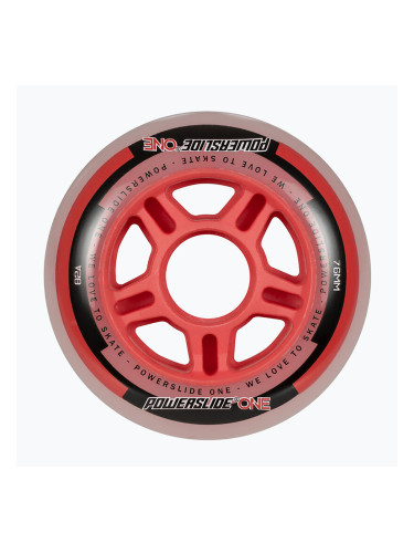Колела за ролери Powerslide One 76/82A 4 бр. red