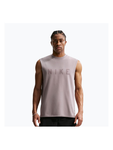 Мъжка тренировъчна тениска Nike Athletic Club Dri-Fit light violet ore/light violet ore