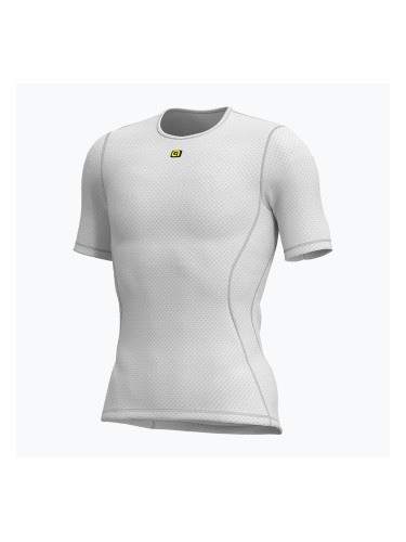 Мъжка колоездачна фланелка Alé Velo Active бяла