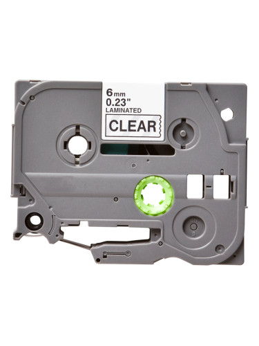 Лента лам. Brother TZE111 BK/CL 6/8 съвм