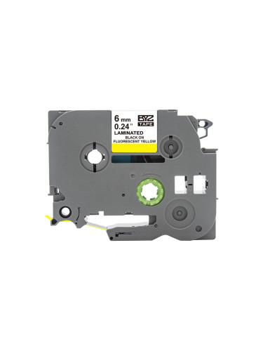 Лента лам. Brother TZEC11 BK/FY 6/8 съвм