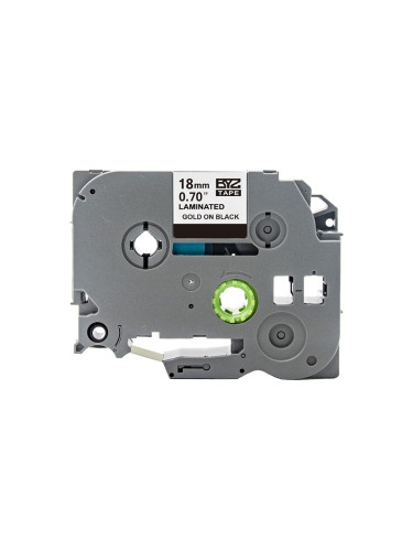 Лента лам. Brother TZE344 GO/BK 18/8 съв