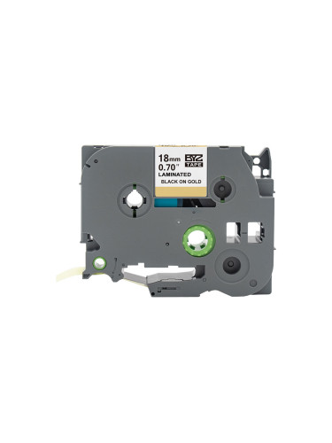 Лента лам. Brother TZE841 BK/GO 18/8 съв