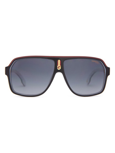 Carrera 1001/S 80S 9O 62 - правоъгълна слънчеви очила, мъжки, черни