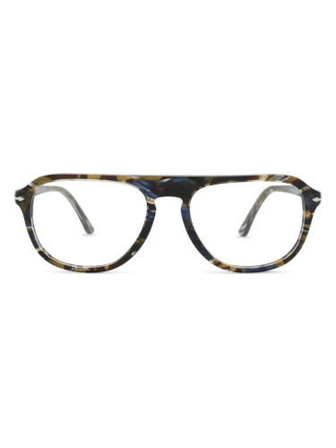 Persol 0PO3368V 1222 56 - диоптрични очила, правоъгълна, unisex, кафяви