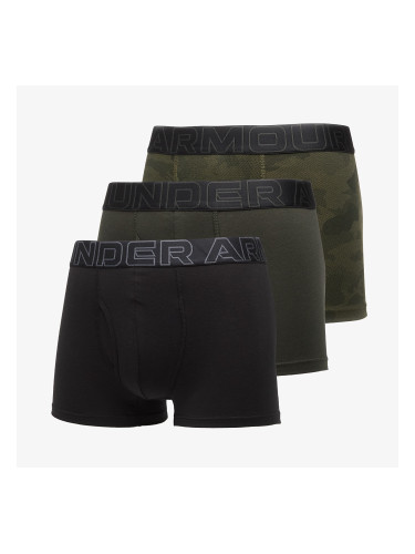 Боксерки Under Armour Performance Cotton Print 3in 3-Pack Black M