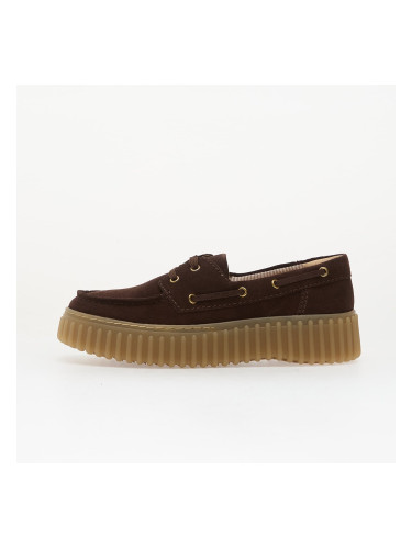 Сникърси Clarks Torhill Boat Dark Brown Suede EUR 36