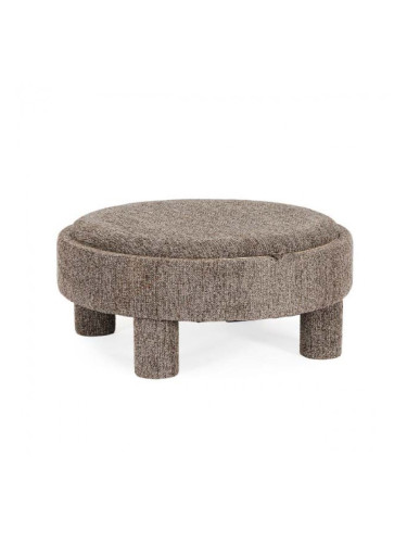 Сив пуф TALYA RO с табла