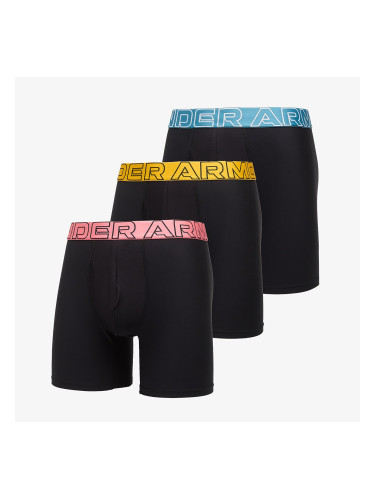 Боксерки Under Armour Performance Tech Solid 6in 3-Pack Black S
