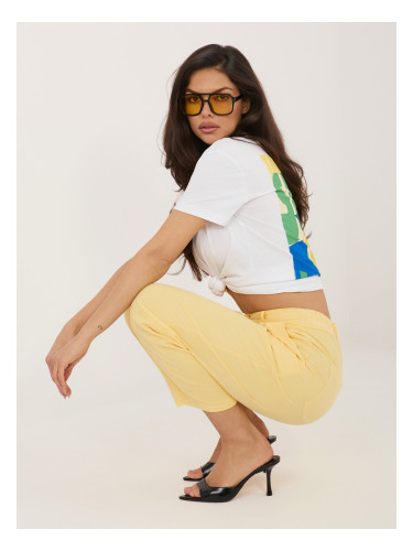 Жълти дамски панталони