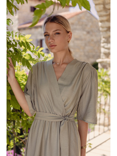 Дамска рокля с прегръщаща се форма A761