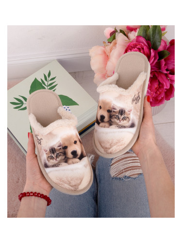 Детски пантофи Natural Style NS-164 Бежови