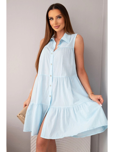 Дамска рокля без ръкави Kesi Włoski, синя