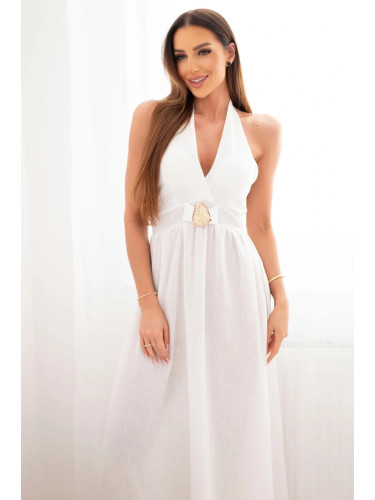 Дамска макси рокля Kesi Włoski с декоративна катарама