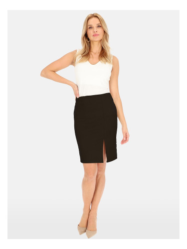 PERSO Woman's Knee-length women's suede skirt