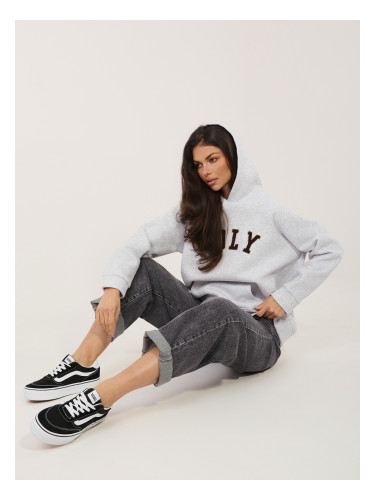 Светлосив оувърсайз суитчър