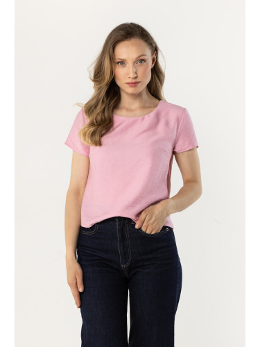 Дамска блуза A762 с къс ръкав