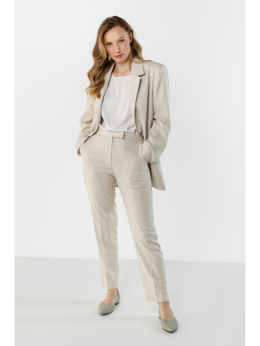 Дамски ленен панталон Awama A773