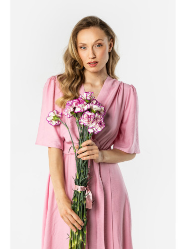 Дамска рокля с прегръщаща се форма A761