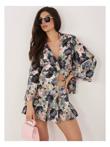 Черни шарени шорти