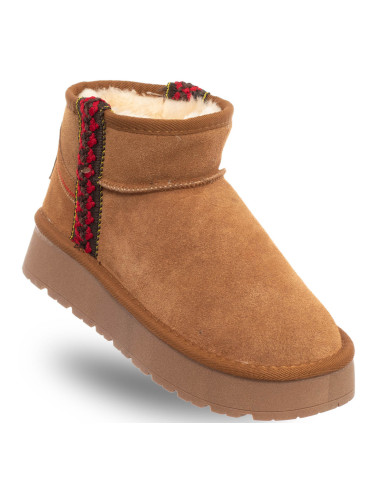 Дамски кожени боти до глезена Solo Soprani