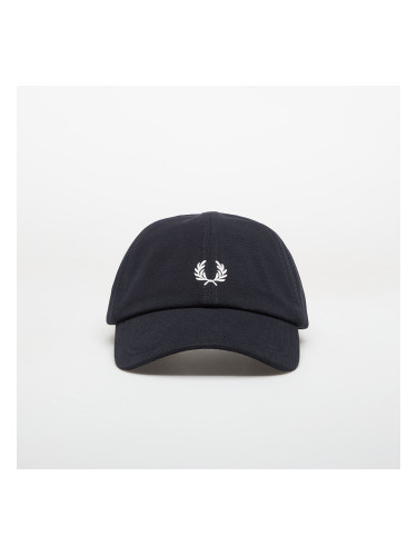Шапка FRED PERRY Pique Classic Cap Navy/ Snow White Universal