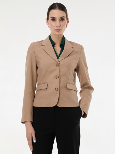 Светлокафяво дамско яке ORSAY