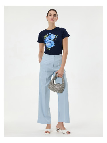 Светлосини дамски панталони ORSAY