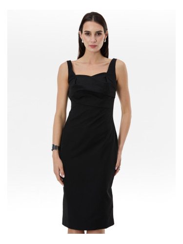 Черна рокля тип „калъф“ ORSAY