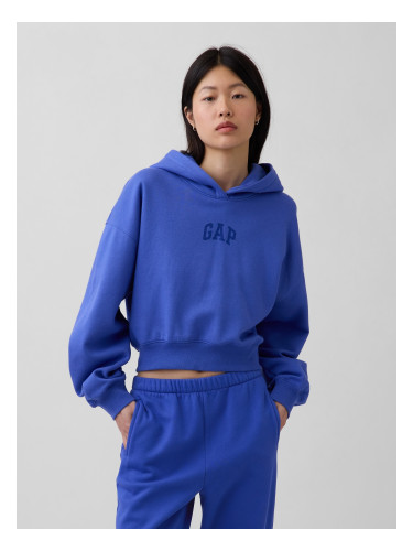 Суитшърт GAP Oversize Crop с лого VintageSoft