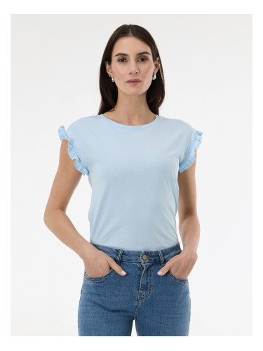 Light Blue Women's Short Sleeve T-Shirt ORSAY - Women's
