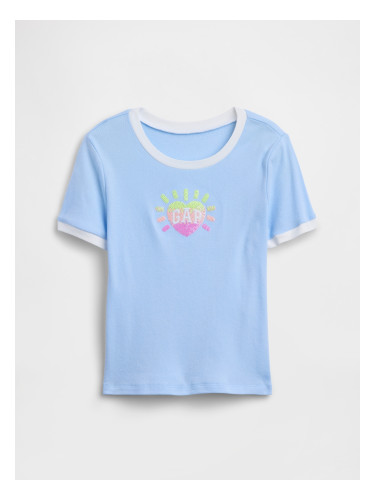 Тениска GAP за момичета с лого