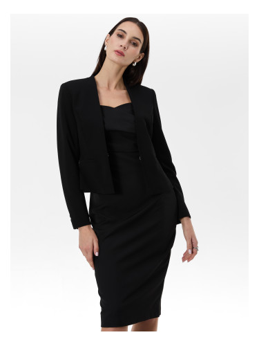 Черно дамско късо яке ORSAY