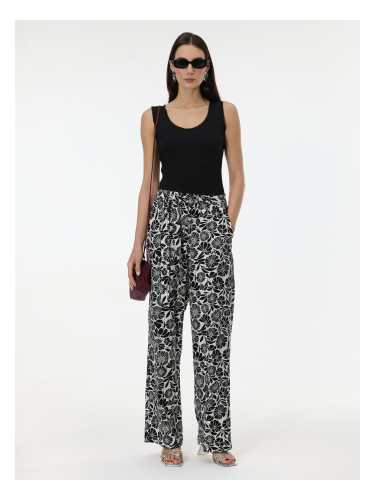 Черен шарен панталон ORSAY